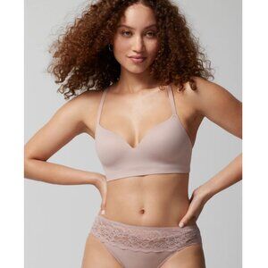 Soma Intimates Enbliss Wireless Bra, Size 36B, Adobe Rose